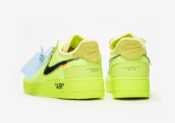 Кроссовки Nike Air Force 1 X Off White Volt Reflective