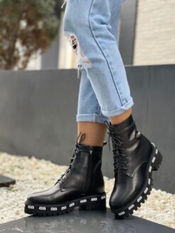Ботинки женские Balenciaga A95052 черные