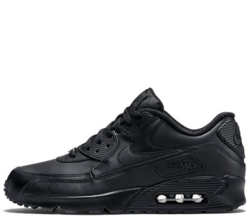 Кроссовки Nike Air Max 90 Leather Black - фото 1
