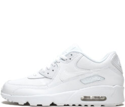 Кроссовки Nike Air Max 90 Leather White - фото 5