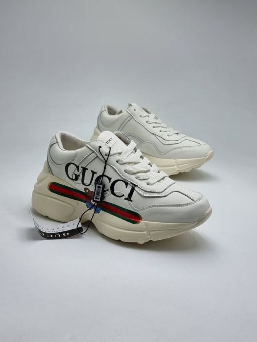 Кроссовки Gucci Rhyton A96021 White - фото 4