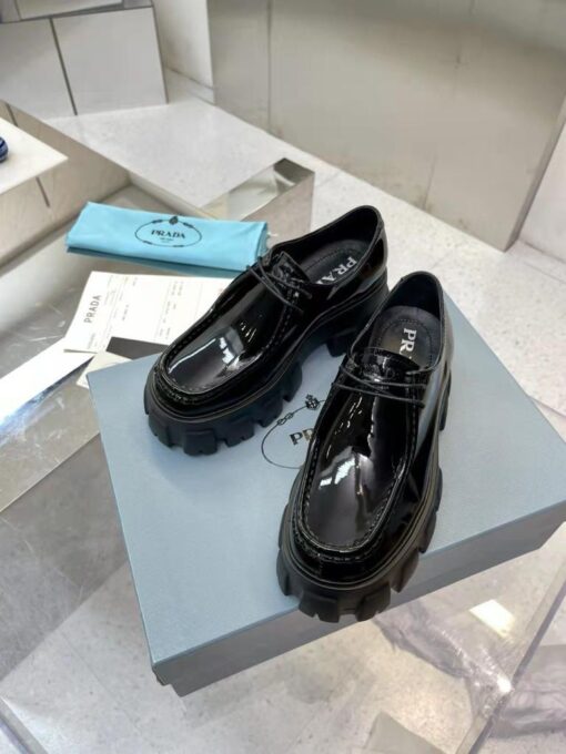Туфли женские Prada A96572 черные - фото 2