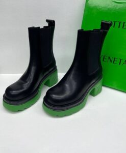 Ботинки женские Bottega Veneta черные A97784