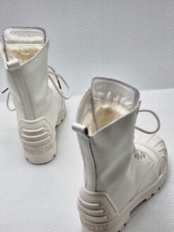 Ботинки женские Christian Dior V4473 зимние белые