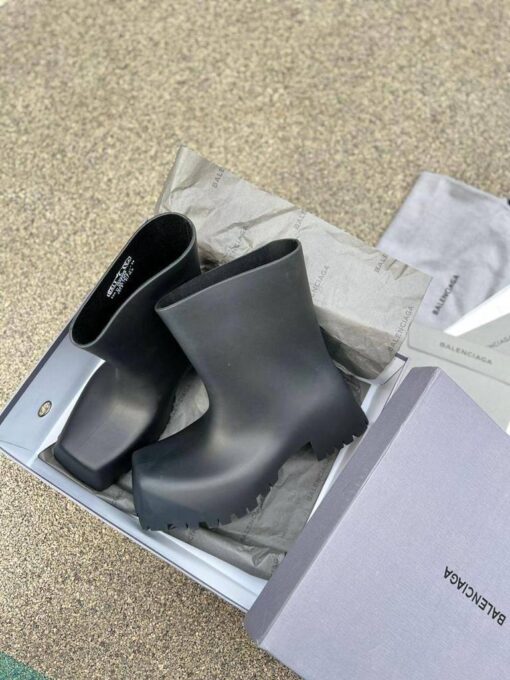 Резиновые сапоги Balenciaga Trooper Rubber Boots Black - фото 2