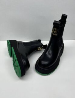 Ботинки женские Bottega Veneta черные A98144