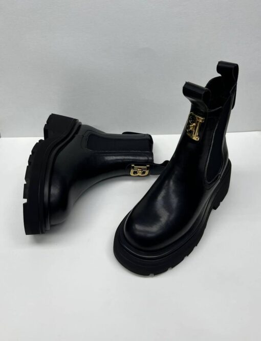Ботинки женские Bottega Veneta черные A98155 - фото 2