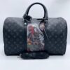 Дорожная сумка Louis Vuitton чёрная PR07 50/30/20 коллекция 2021-2022