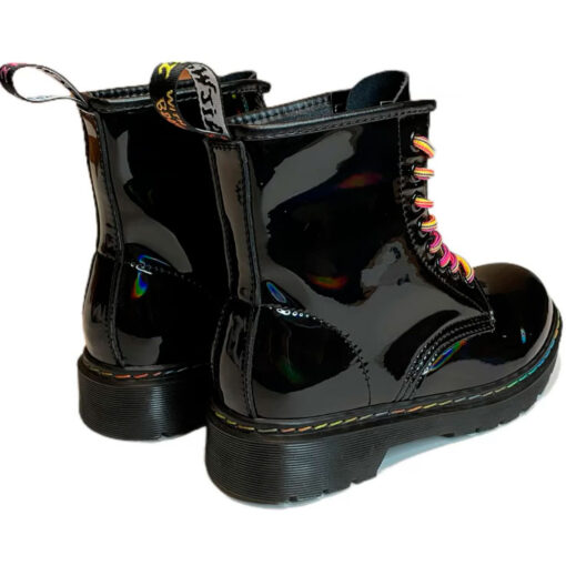 Ботинки Dr Martens 1460 Rainbow чёрные - фото 3