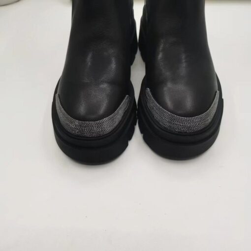 Ботинки Brunello Cucinelli C101 Leather Black - фото 3