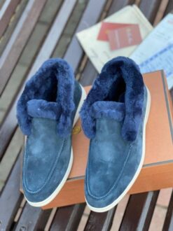 Ботинки женские зимние Loro Piana 98515 Blue