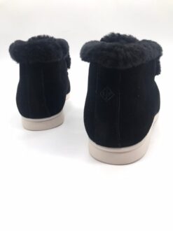 Ботинки мужские зимние Лоро Пиано 99708 Black