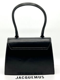 Женская кожаная сумка Jacquemus Le Chiquito 24/16 см черная