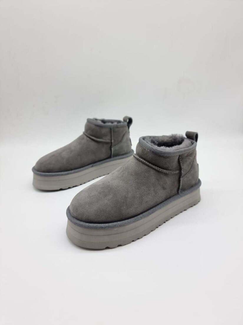 Gray ugg best sale boots sale