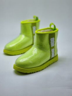 Угги женские UGG Classic Clear Mini L.Green силиконовые