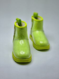 Угги женские UGG Classic Clear Mini L.Green силиконовые