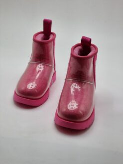 Угги женские UGG Classic Clear Mini Pink силиконовые