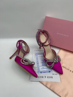 Туфли-босоножки женские Mach & Mach A101697 розовые