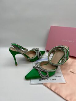 Туфли-босоножки женские Mach & Mach A101724 зелёные