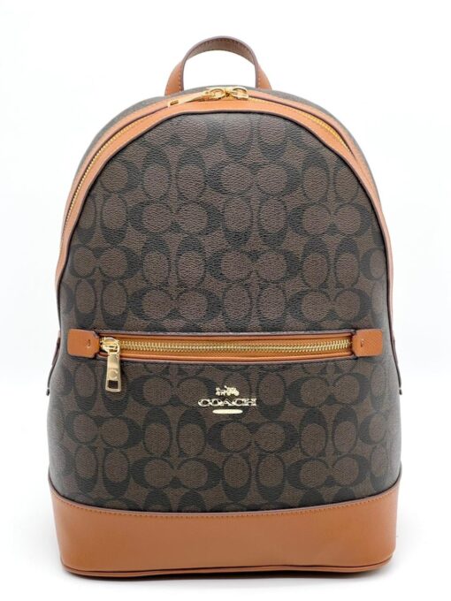 Женский рюкзак Coach A102621 33:26:13 см коричневый - фото 2