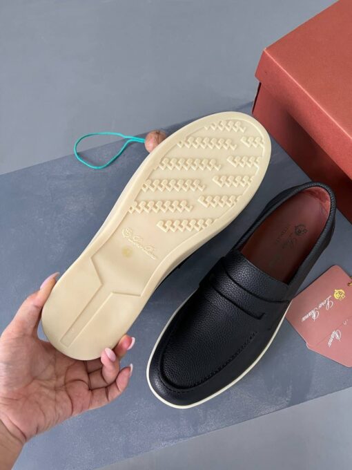 Мужские лоферы Лоро Пиано Ultimate Walk Loafers Premium A105464 Grey - фото 5