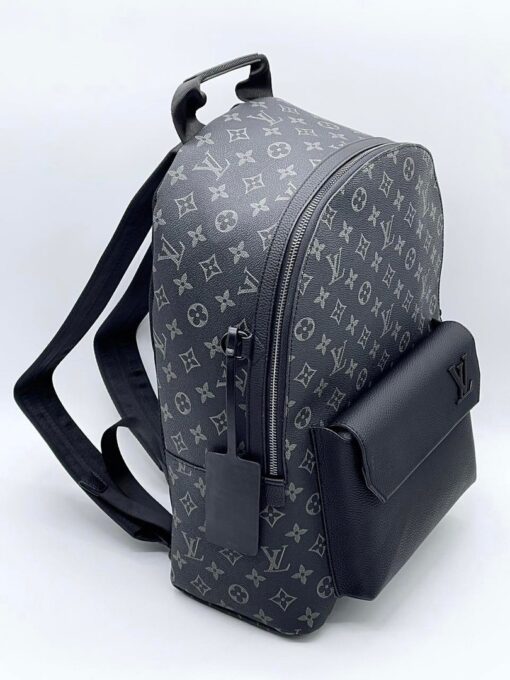 Кожаный рюкзак Louis Vuitton A104310 серый 45/25/16 см - фото 1