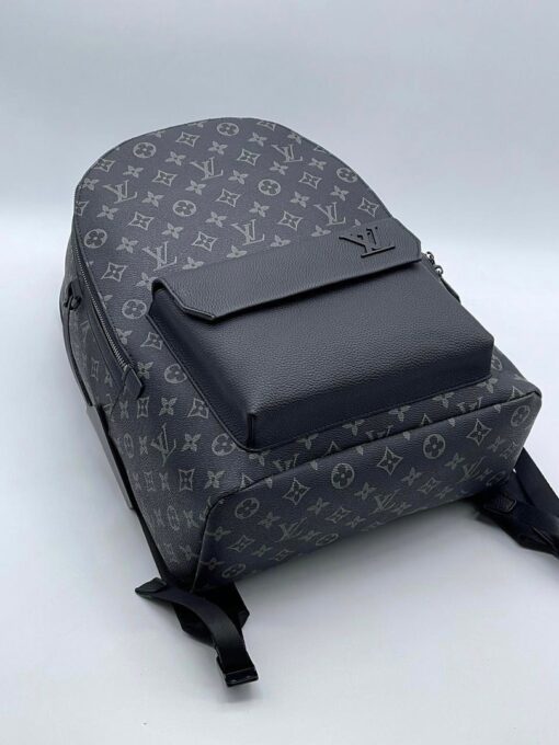 Кожаный рюкзак Louis Vuitton A104310 серый 45/25/16 см - фото 3