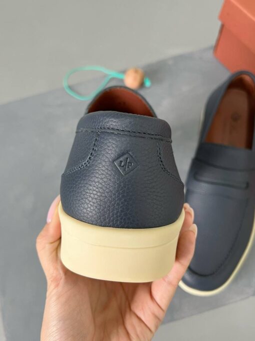 Мужские лоферы Лоро Пиано Ultimate Walk Loafers Premium A105464 Grey - фото 4