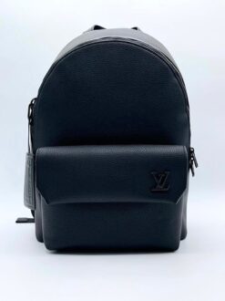 Кожаный рюкзак Louis Vuitton A104302 черный 40/30/14 см - фото 8
