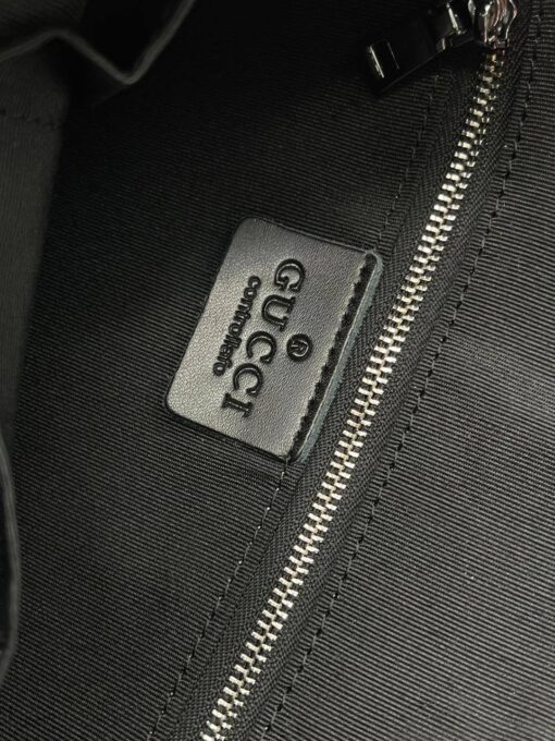 Мужская сумка Gucci A103837 из канвы серая 28:25 см - фото 7