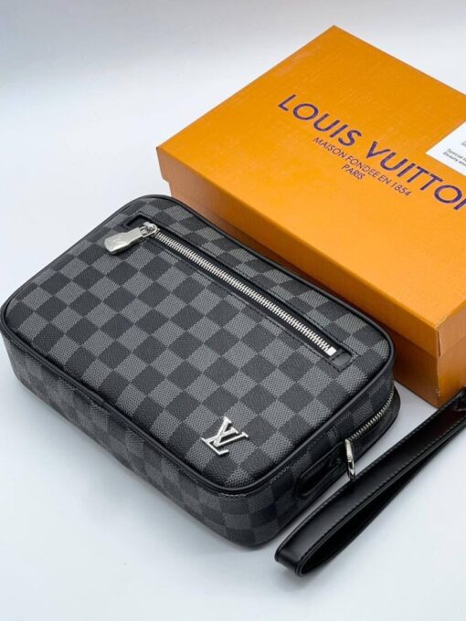Клатч Louis Vuitton A103882 премиум 25:15:6 см черный - фото 1