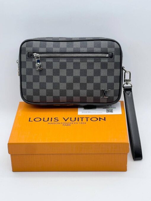 Клатч Louis Vuitton A103882 премиум 25:15:6 см черный - фото 2