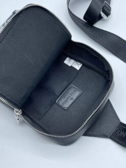 Мужская сумка-кобура Louis Vuitton A103919 из канвы серая 27:16:5 см