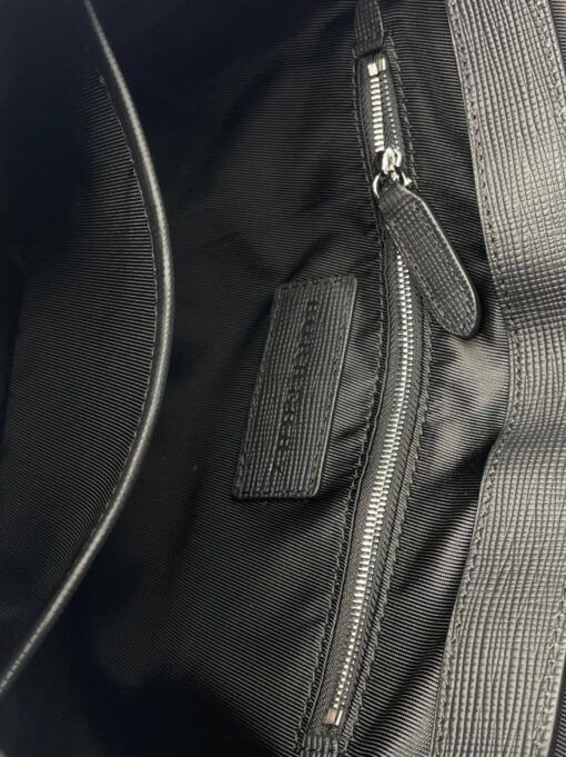 Мужская сумка Burberry A103935 через плечо из канвы премиум 30:25:7 см серая - фото 6