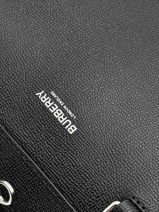 Портфель Burberry A104001 из канвы премиум 36:28:8 см чёрный - фото 5