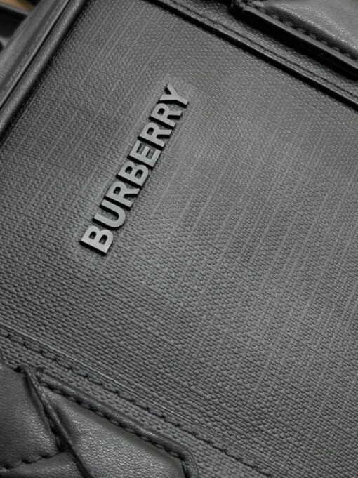 Портфель Burberry A104019 из канвы премиум 36:28:8 см серый - фото 6