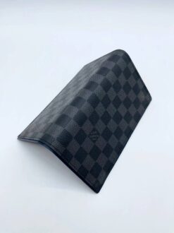 Бумажник Louis Vuitton Brazza A104062 серый / внутри синий 19:10 см
