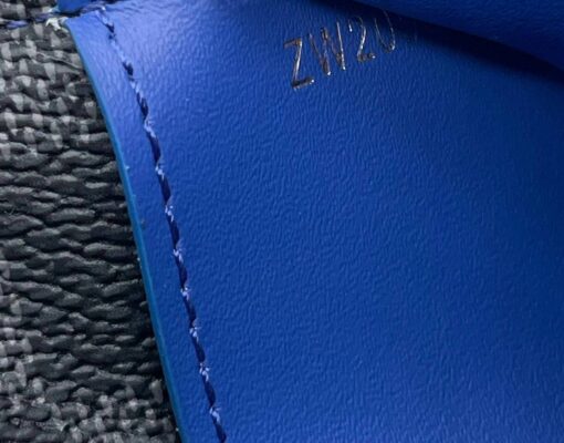 Бумажник Louis Vuitton Brazza A104072 серый / внутри синий 19:10 см - фото 5