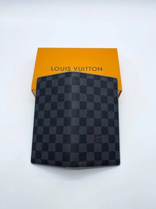 Бумажник Louis Vuitton Brazza A104078 серый / внутри серый 19:10 см - фото 2