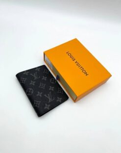 Обложка для паспорта Louis Vuitton A104093 серая 14/10 см