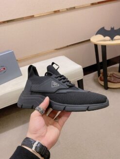 Мужские кроссовки Prada A104350 черные коллекция
