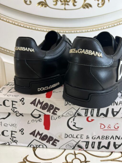 Кроссовки мужские Dolce & Gabbana Portofino A104456 черные - фото 3
