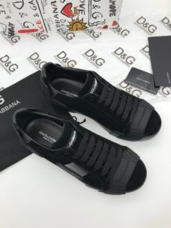 Кроссовки мужские Dolce & Gabbana Portofino A104569 чёрные