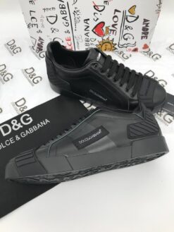 Кроссовки мужские Dolce & Gabbana Portofino A104581 чёрные