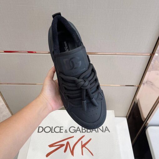 Кроссовки Dolce & Gabbana Portofino A104762 чёрные - фото 6