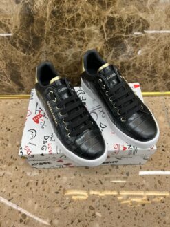 Кроссовки мужские Dolce & Gabbana Portofino A104813 чёрные