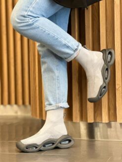 Кроссовки женские Dolce & Gabbana Wave Sock Mid A104942 серые