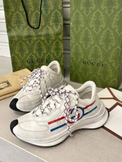 Кроссовки Gucci Run Leather Vintage A105216 White