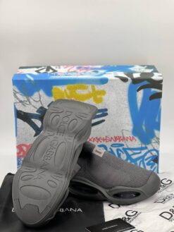 Кроссовки мужские Dolce & Gabbana Wave Sock Low A105536 серые