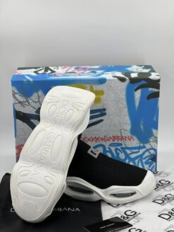 Кроссовки мужские Dolce & Gabbana Wave Sock Low A105621 чёрные